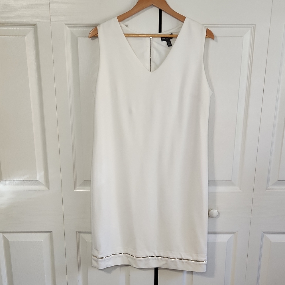The Limited Marshmallow Colored‎ Knee Length Dress Size 10 Office Classic Staple